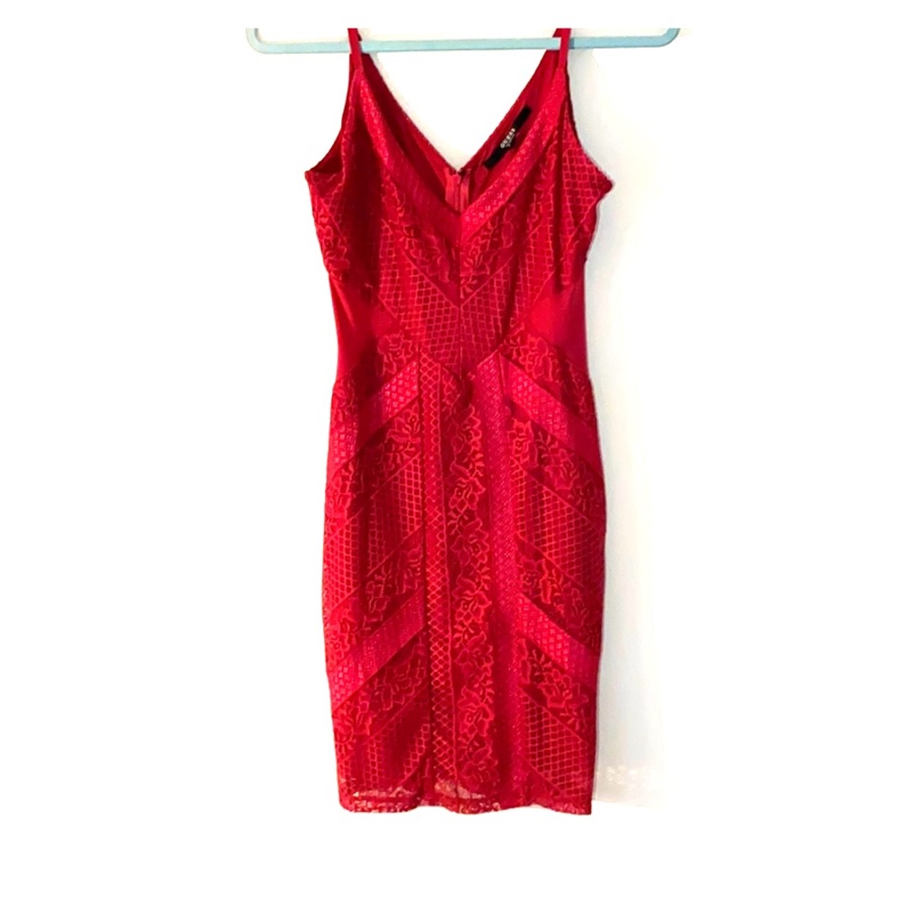 Guess Sexy Red Date Night Dress - Size Small